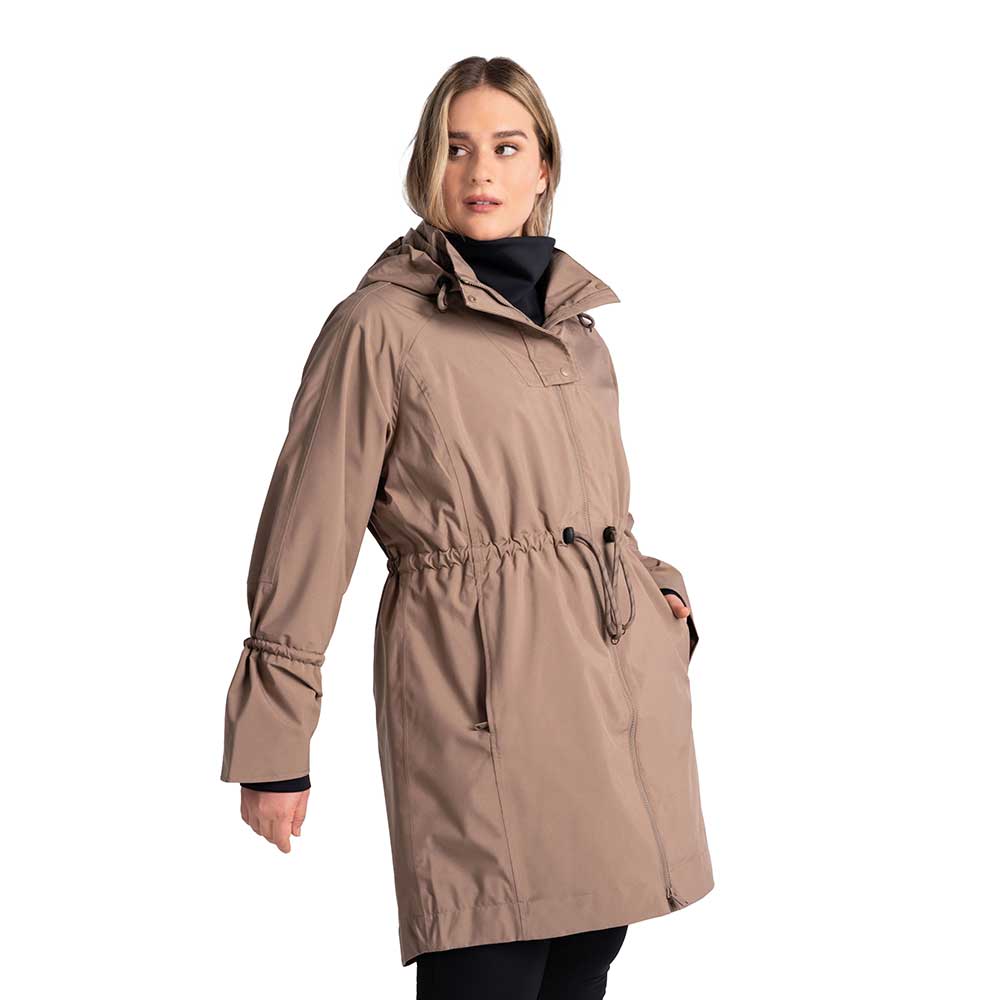 Women's Piper Oversized Rain Jacket - Fossil