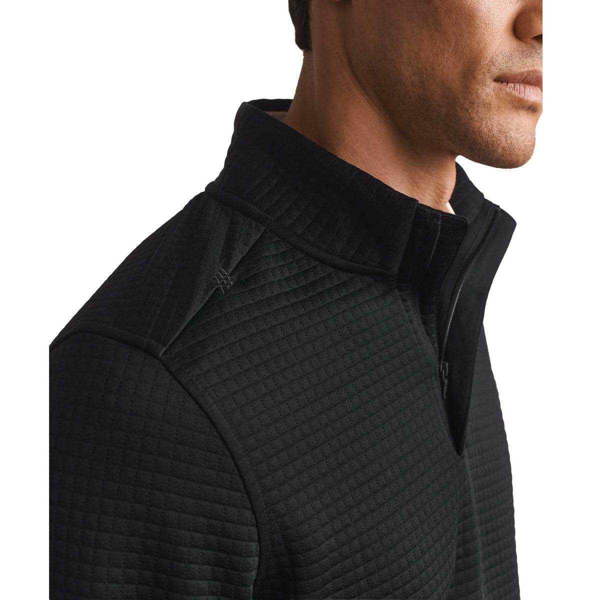 Men's Landmark 1/4 Zip - Pure Black