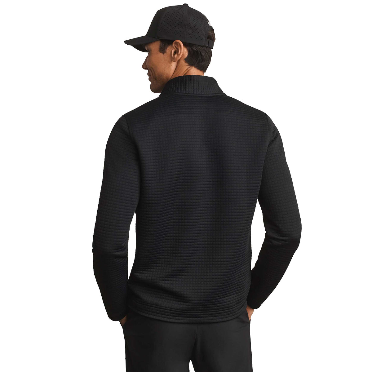 Men's Landmark 1/4 Zip - Pure Black
