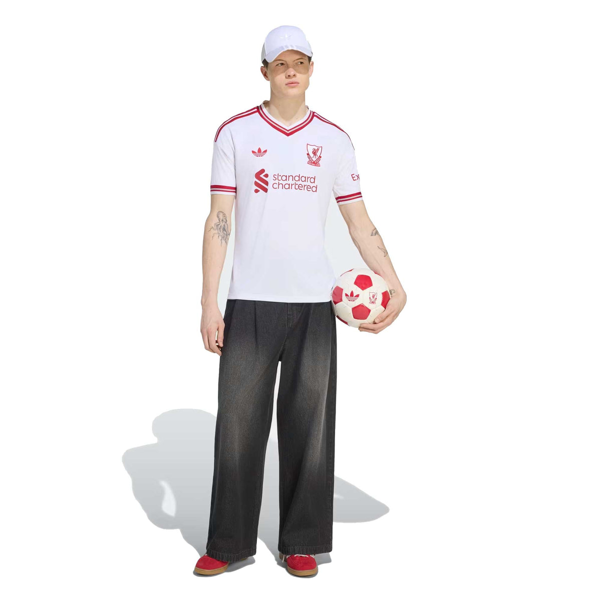 Men's LFC Away Replica Jersey - White