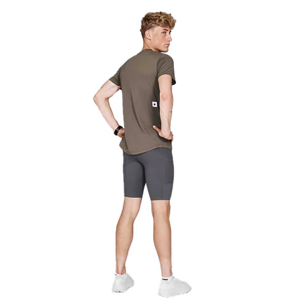 Men's Logo Combat T-Shirt - Brown