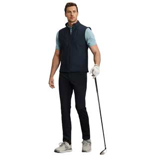 Men's Long Game Vest - True Navy