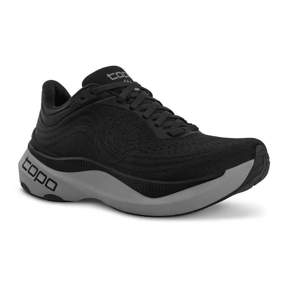 Men's Aura Running Shoe - Black/Charcoal - Wide (2E)