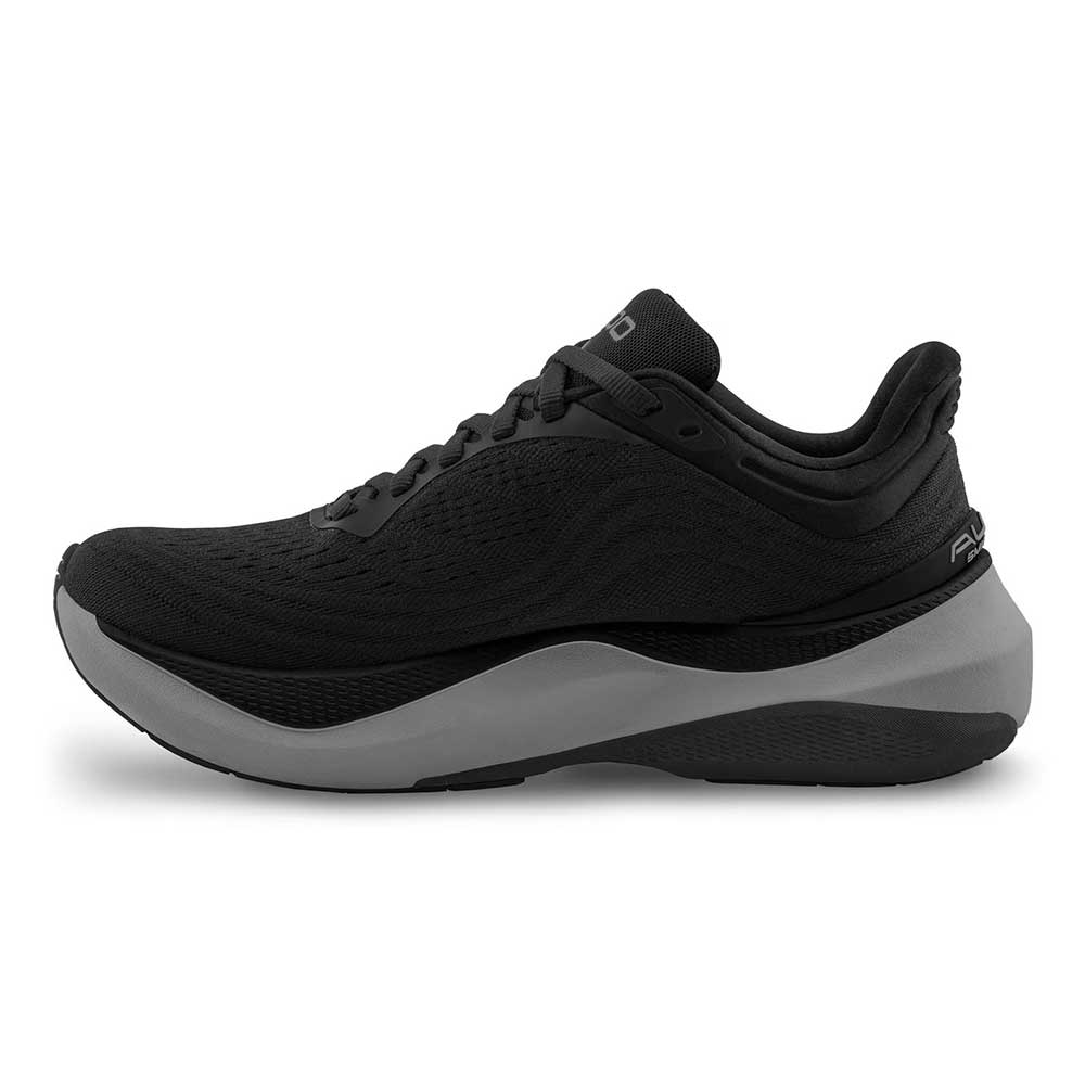 Men's Aura Running Shoe - Black/Charcoal - Wide (2E)