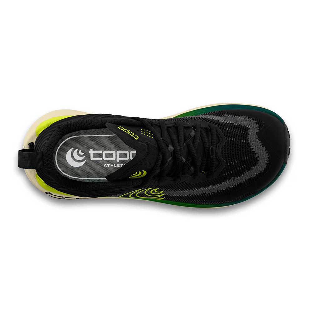 Men's Vista Trail Running Shoe - Black/Lime - Regular (D)
