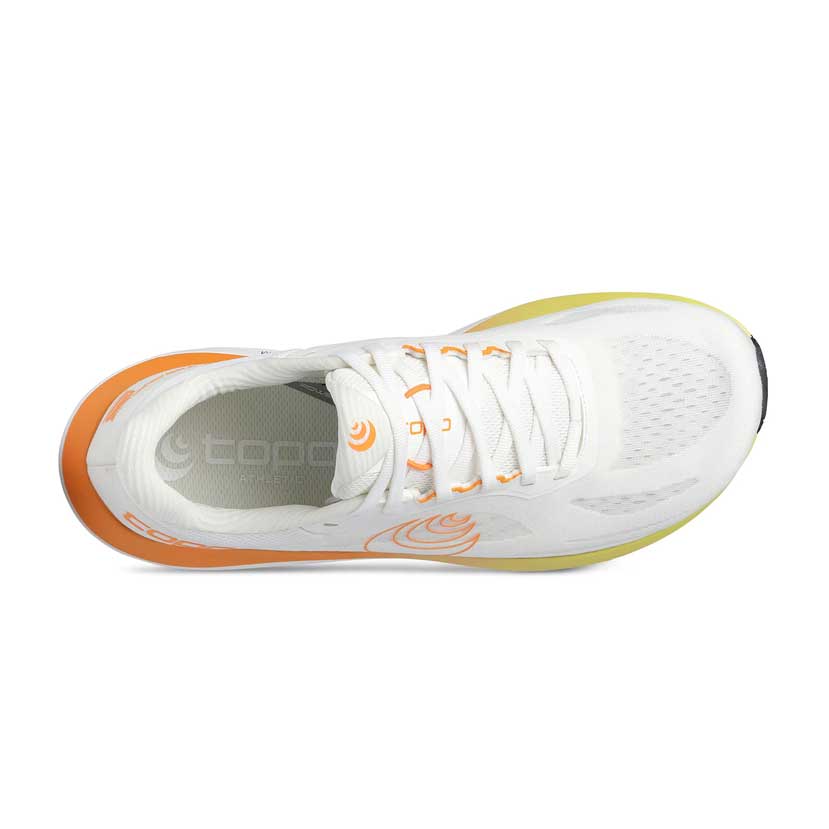 Men's Ultrafly 6 Running Shoe - White/Yellow - Regular (D)