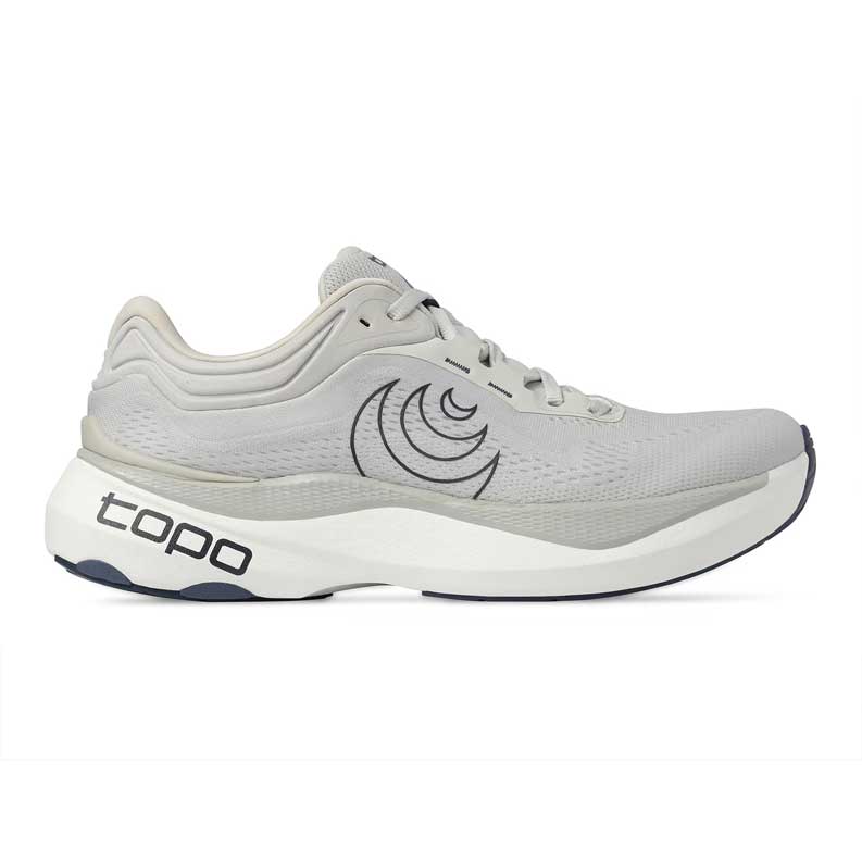 Men's Aura 2 Running Shoe - Grey/White - Wide (2E)