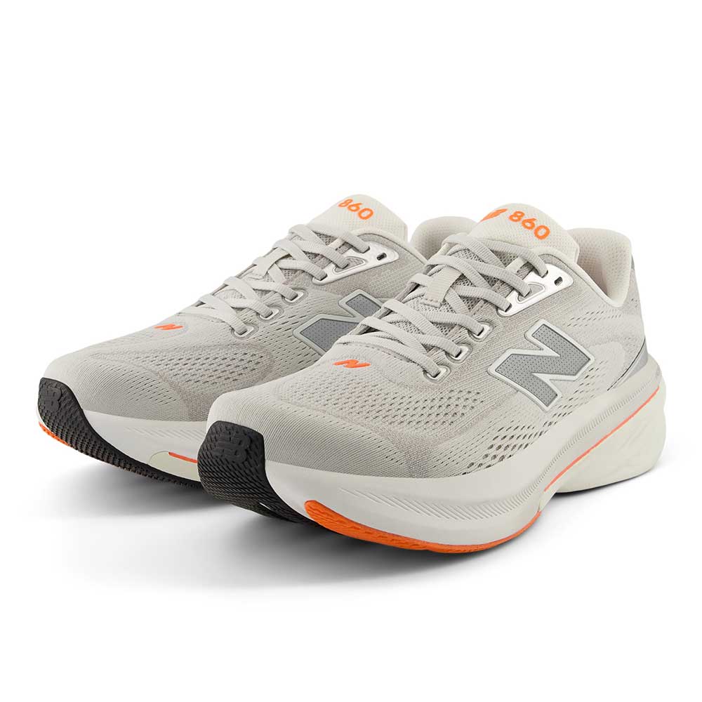 Men's Fresh Foam X 860v15 Running Shoe - Grey Matter/Sea Salt - Wide (2E)