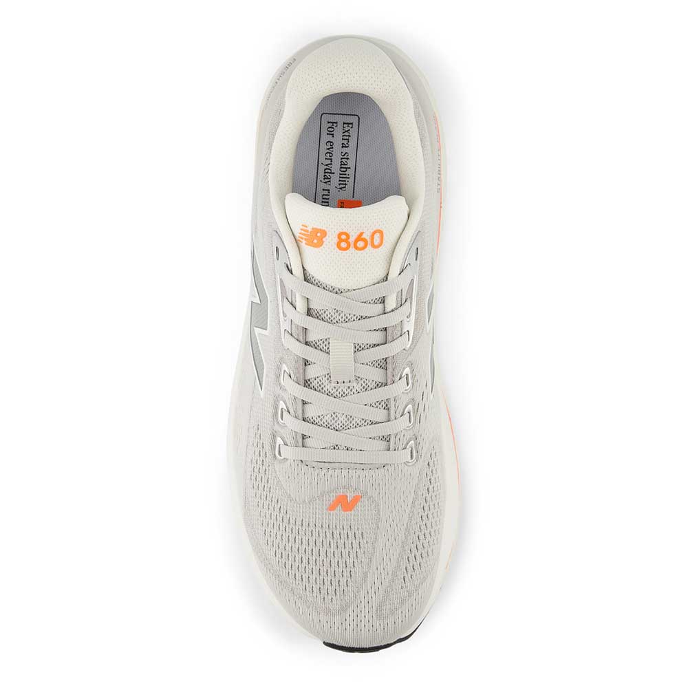 Men's Fresh Foam X 860v15 Running Shoe - Grey Matter/Sea Salt - Wide (2E)