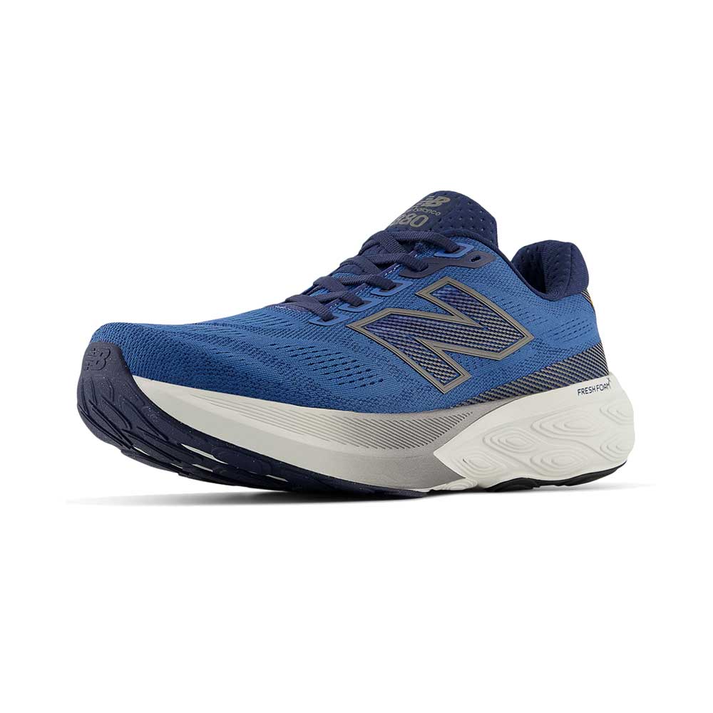 Men's Fresh Foam X 880v15 Running Shoe - Sea Stone/NB Navy - Wide (2E)
