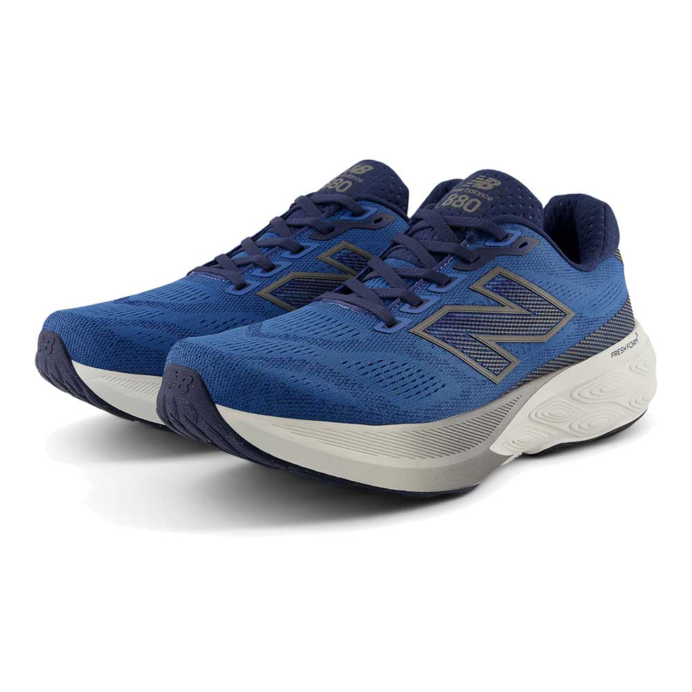 Men's Fresh Foam X 880v15 Running Shoe - Sea Stone/NB Navy - Wide (2E)