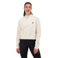 Women's Classic Cropped Mockneck Sweatshirt - Cream