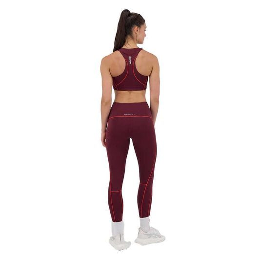 Women's Stamina High-Waist Legging - Fig/Intense Red