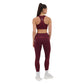 Women's Stamina High-Waist Legging - Fig/Intense Red