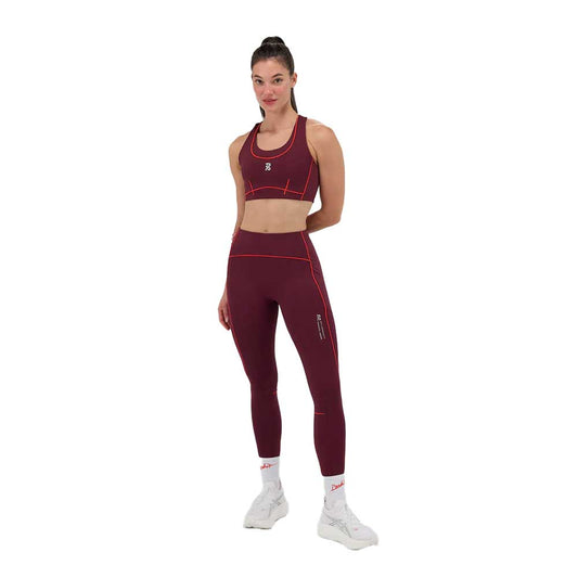 Women's Stamina High-Waist Legging - Fig/Intense Red