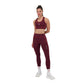 Women's Stamina High-Waist Legging - Fig/Intense Red