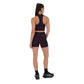 Women's Striped Cadence 5" Compression Short - Black/Fig