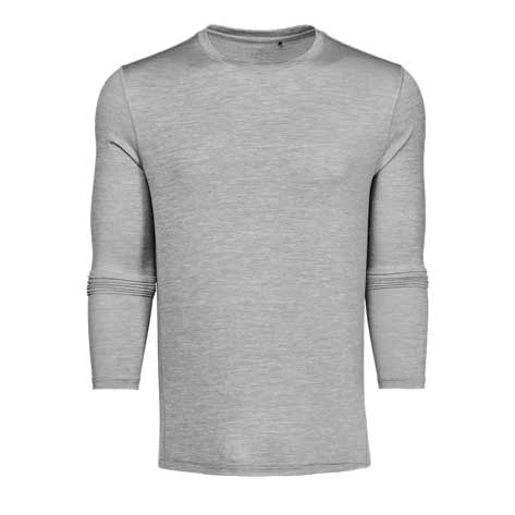 Men's Guide Sport Long Sleeve Tee - Light Grey Heather