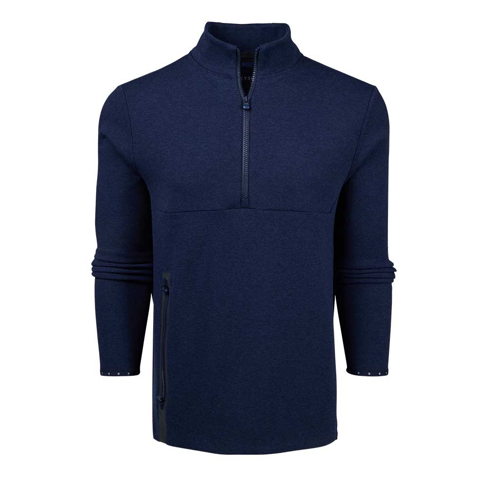 Men's Calgary 1/4 Zip Hoodie - Maltese Blue