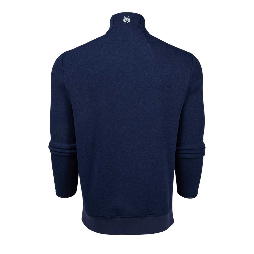 Men's Calgary 1/4 Zip Hoodie - Maltese Blue