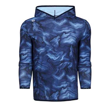 Men's Smoke In The Den Colorado Hoodie - Maltese Blue