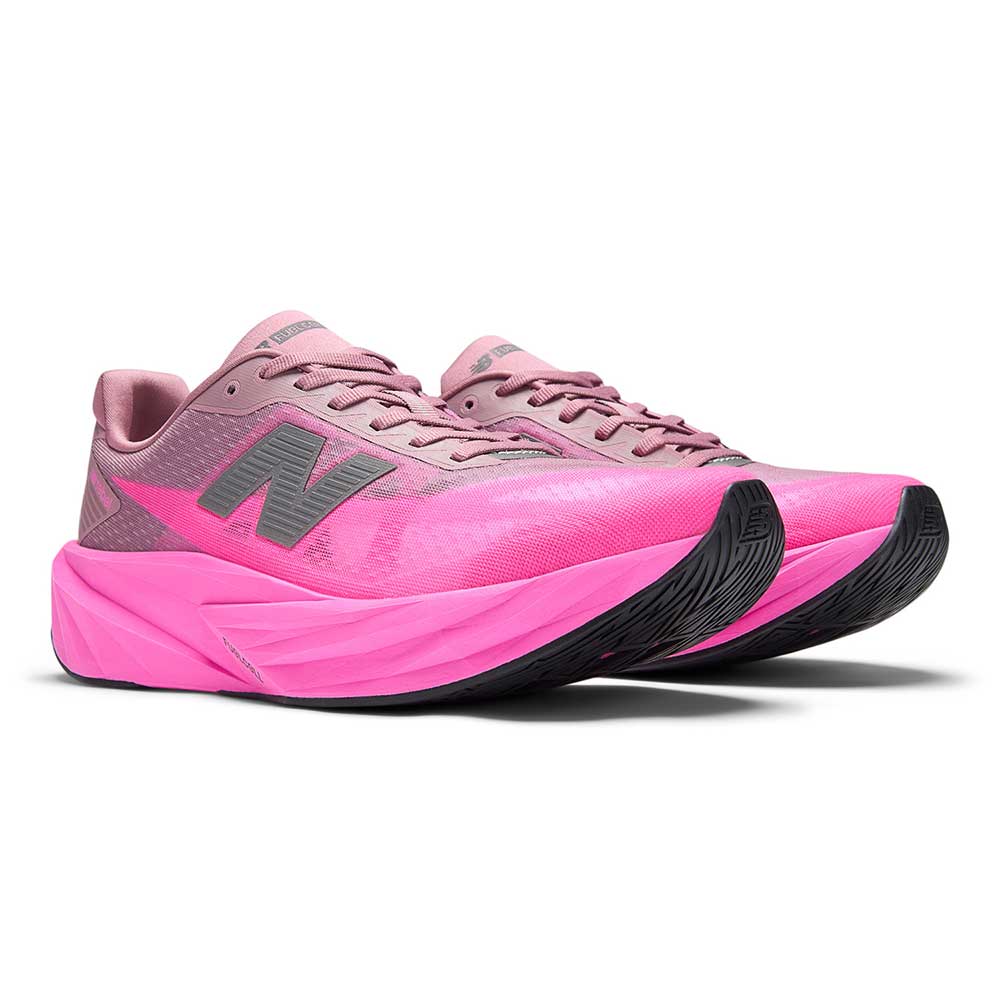 Men's FuelCell Rebel v5 Running Shoe - Pink Heat/Rosewood - Regular (D)
