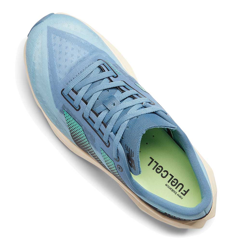 Men's FuelCell Rebel v4 Running Shoe - Heron Blue/Chrome Blue - Wide (2E)