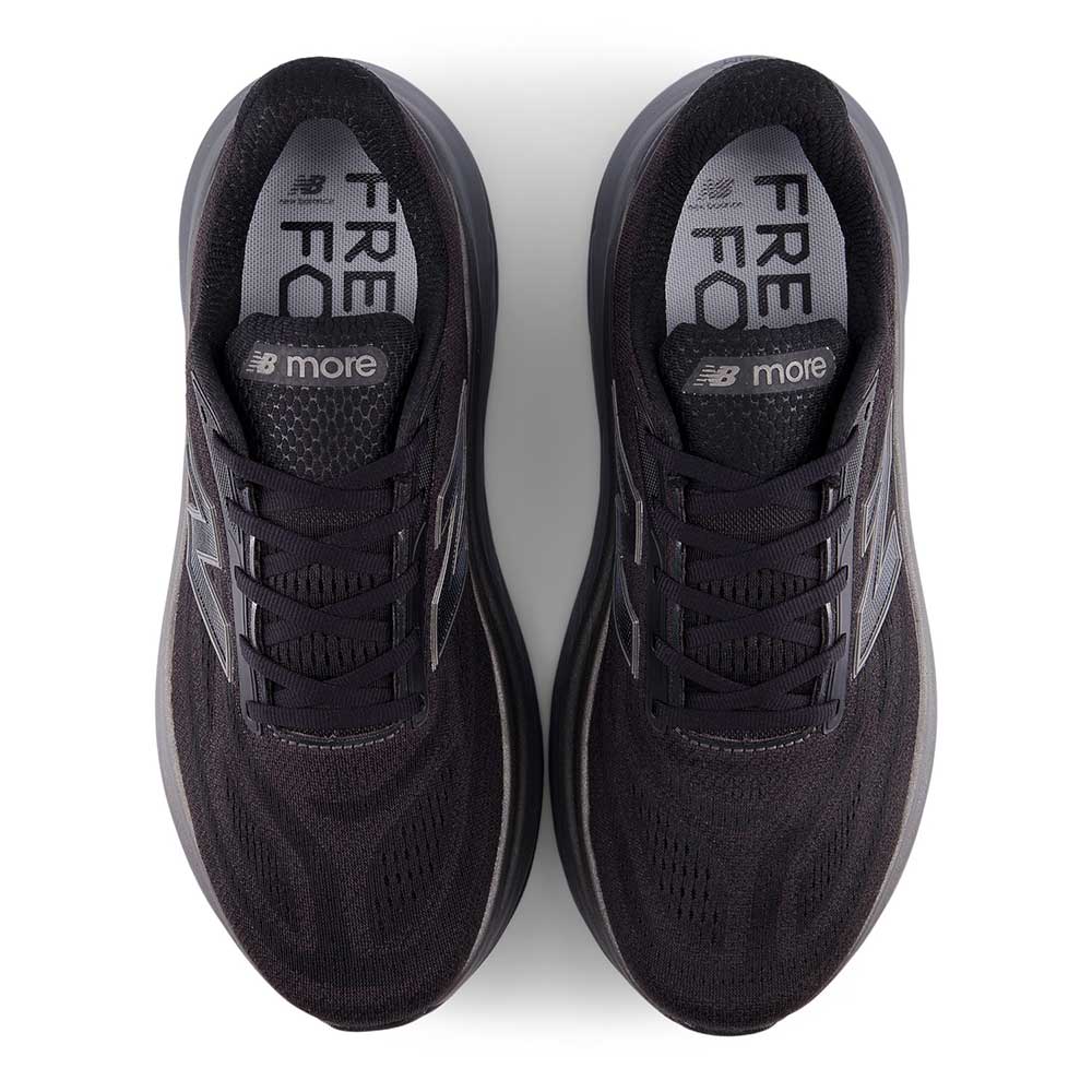Men's Fresh Foam X More v6 Running Shoe - Black/Castlerock - Extra Wide (4E)