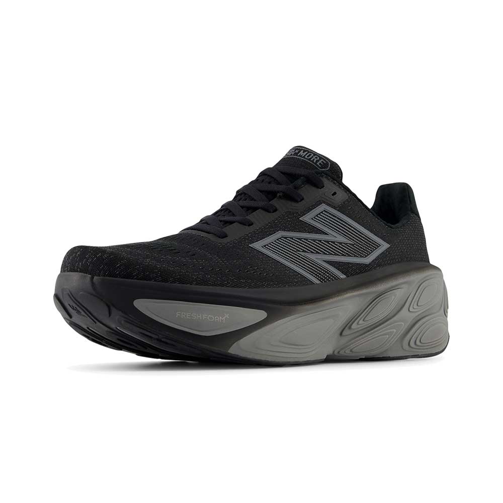 Men's Fresh Foam X More v5 Running Shoe - Black/Linen - Regular (D)