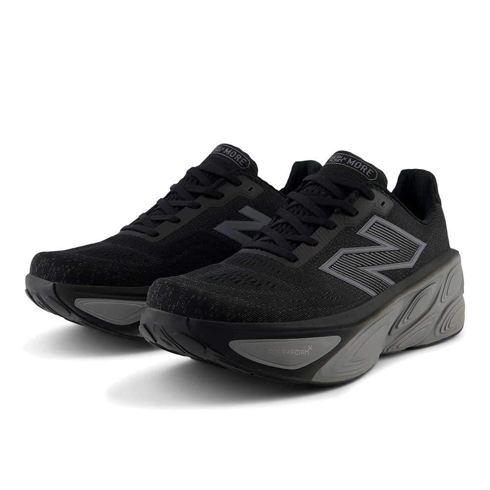 Men's Fresh Foam X More v5 Running Shoe - Black/Linen - Regular (D)