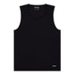 Men's Rib Fitted Tank - Black