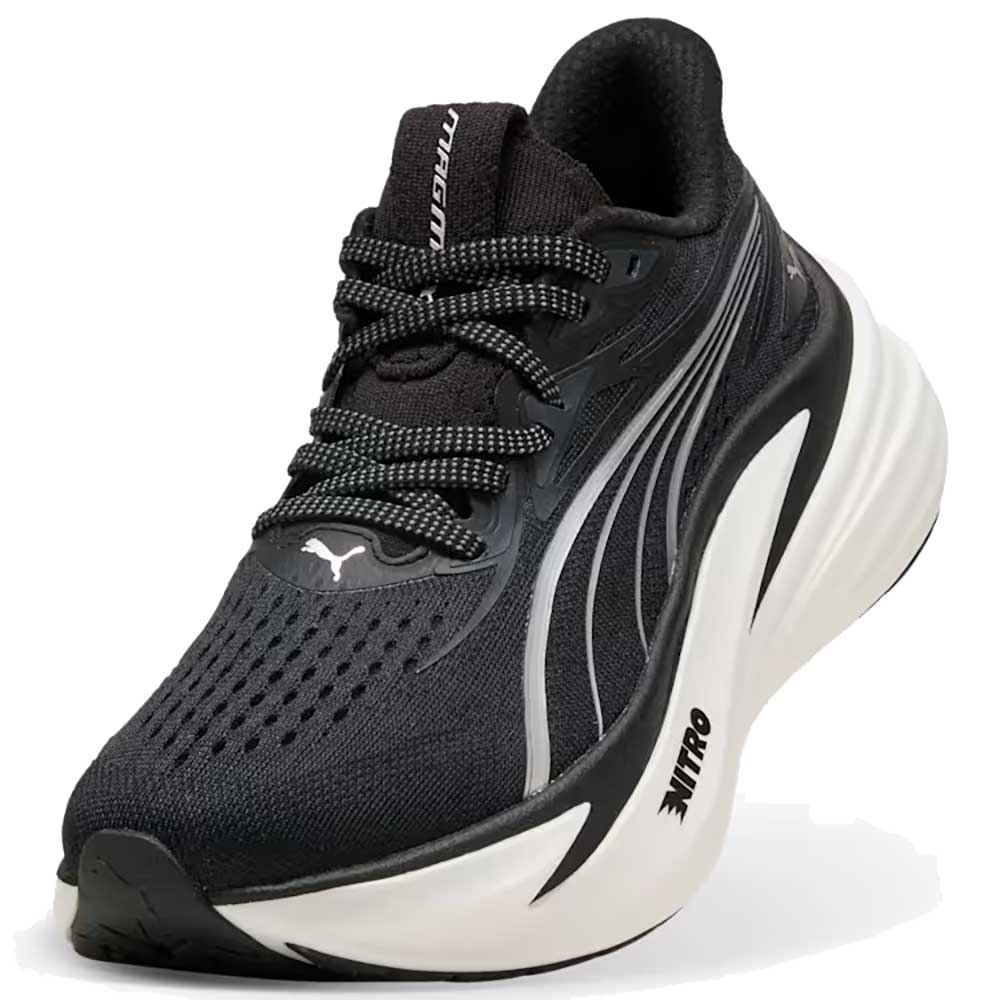Women's MagMax NITRO 2 Running Shoe- PUMA Black/PUMA White - Regular (B)