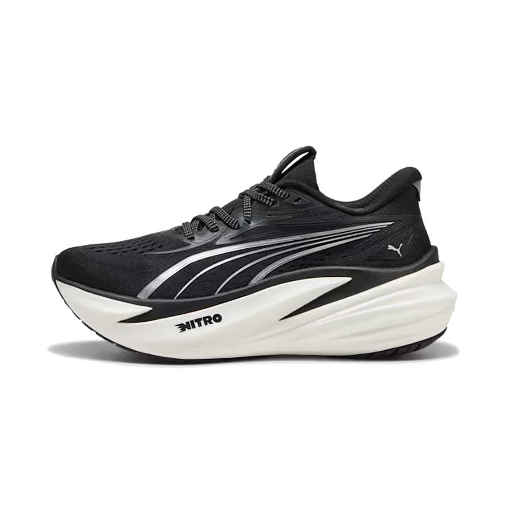 Women's MagMax NITRO 2 Running Shoe- PUMA Black/PUMA White - Regular (B)