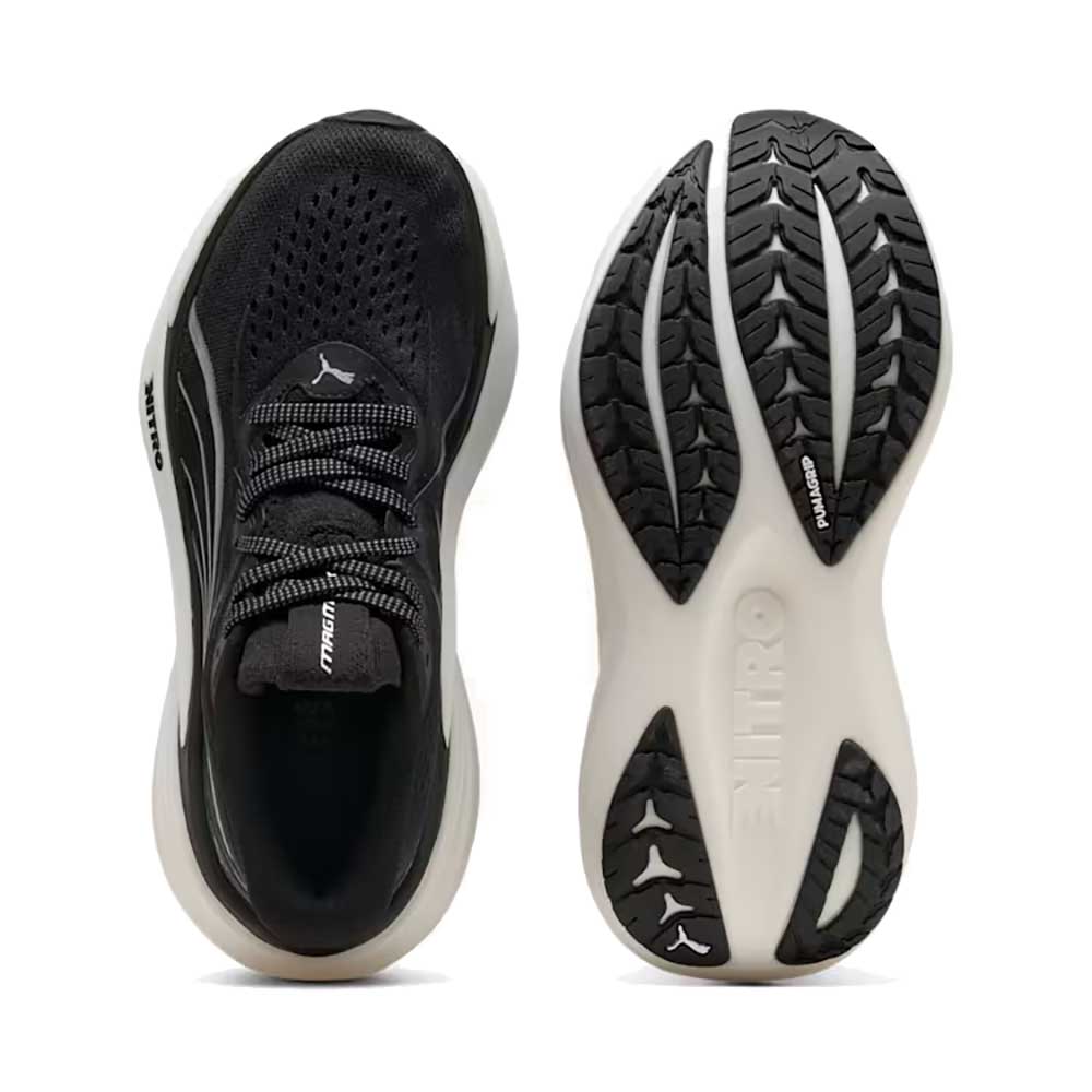 Women's MagMax NITRO 2 Running Shoe- PUMA Black/PUMA White - Regular (B)