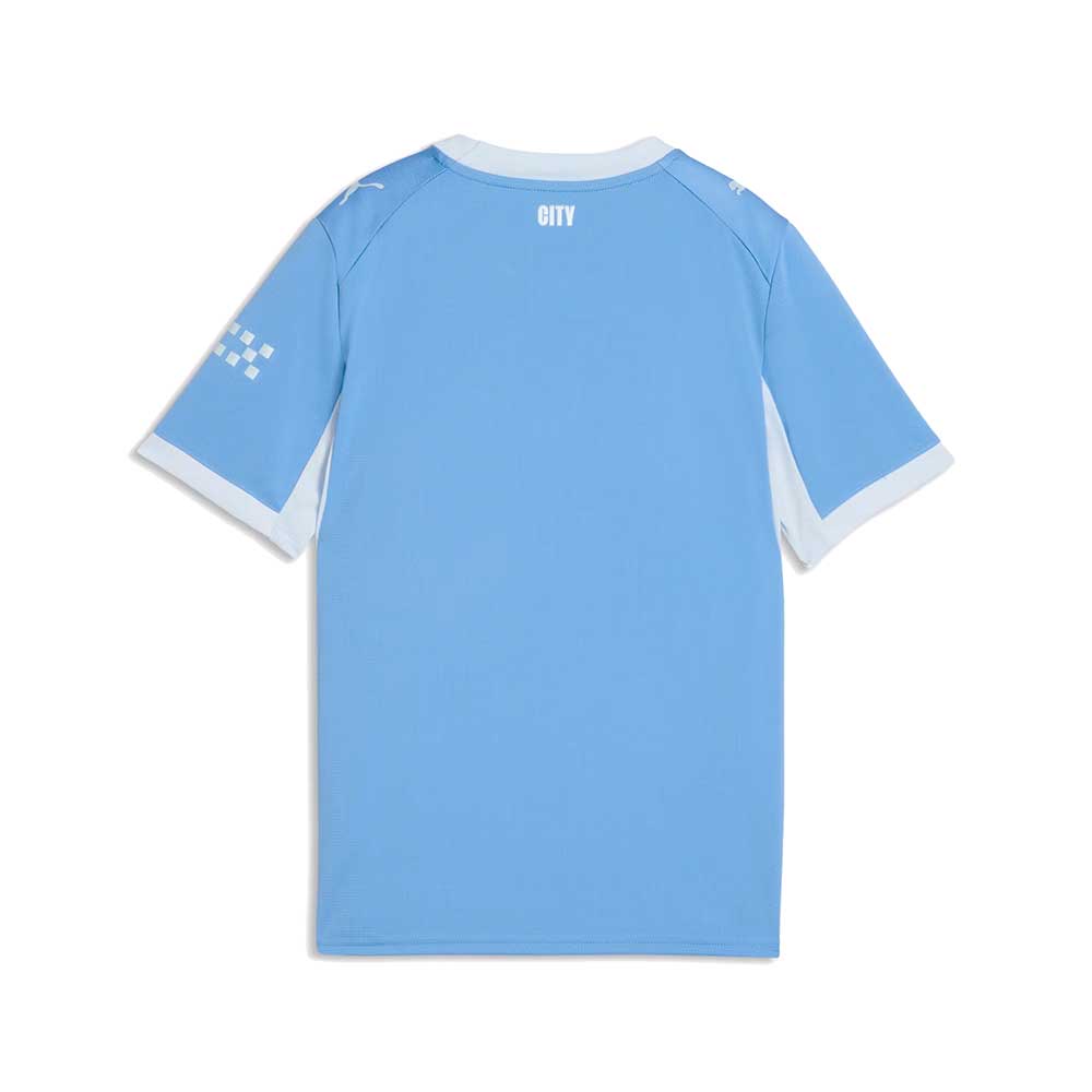JR MCFC Home Jersey Replica - Team Light Blue/Icy Blue