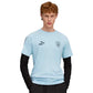 MCFC King Tee - Silver Sky/Deep Navy