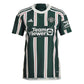 Men's Manchester United 23/24 Away Jersey - Green Night, Core White, Active Maroon