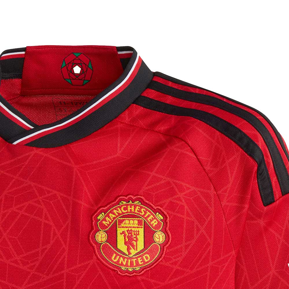 Youth Manchester United 23/24 Home Jersey - Team Collegiate Red