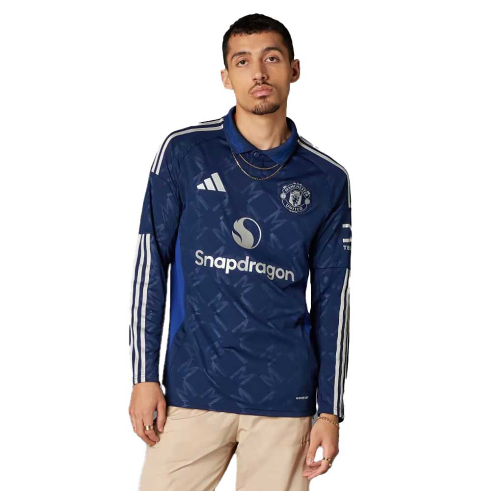 Men's MUFC Away Long Sleeve Jersey - Night Indigo