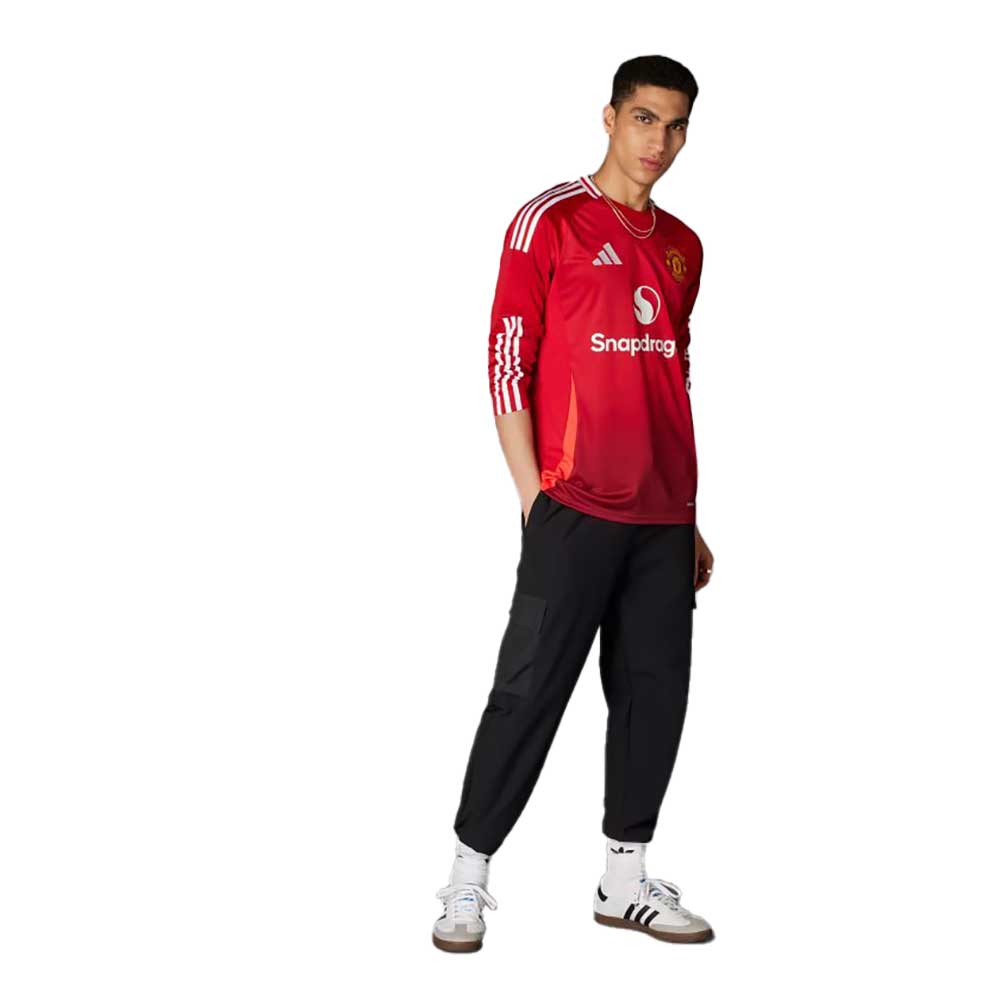 Manchester United FC Long Sleeve Home Jersey - Mufc Red