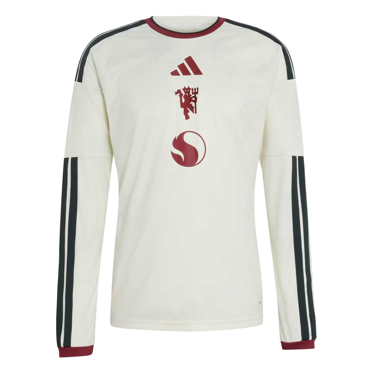 Men's ManU 3rd LS Replica Jersey - Ivory