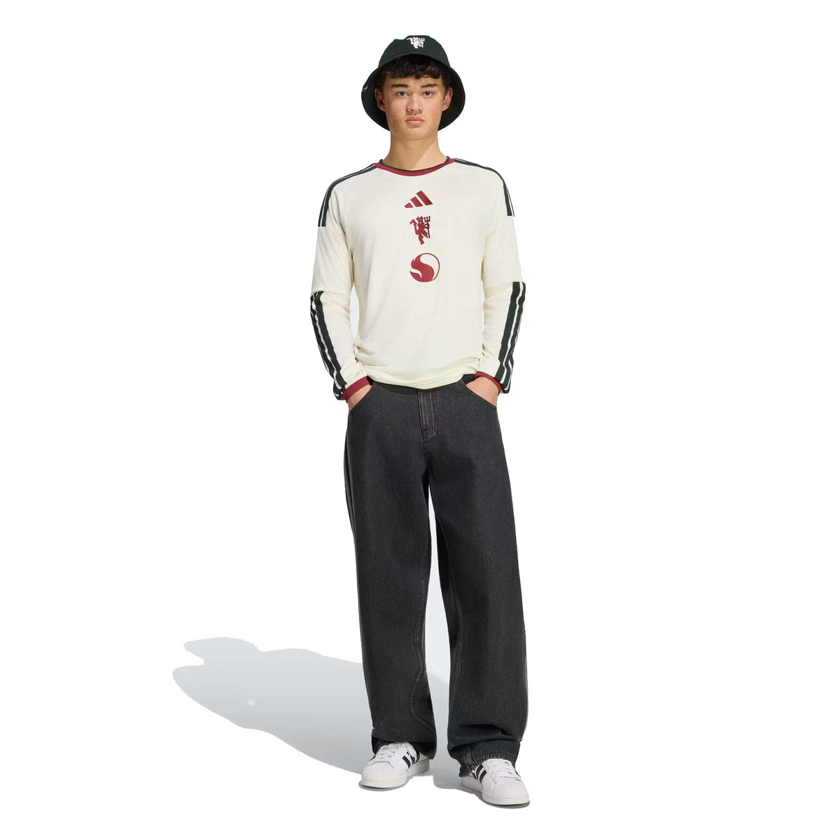 Men's ManU 3rd LS Replica Jersey - Ivory