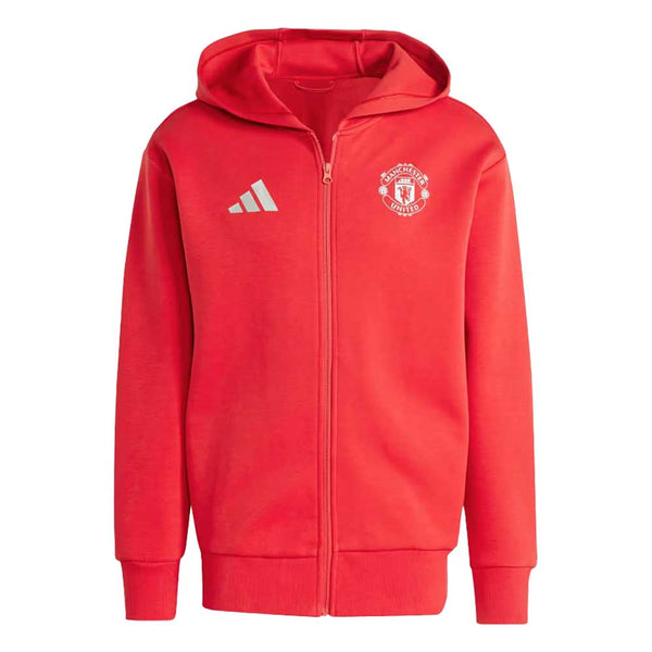 【レア☆MANCHESTER　UNITED】パーカー　OFFICIAL　赤　LL adidas Manchester United 25/26 Anthem Jacket - MUFC Red