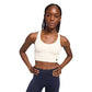 Women's Active Bra Longline - Undyed White