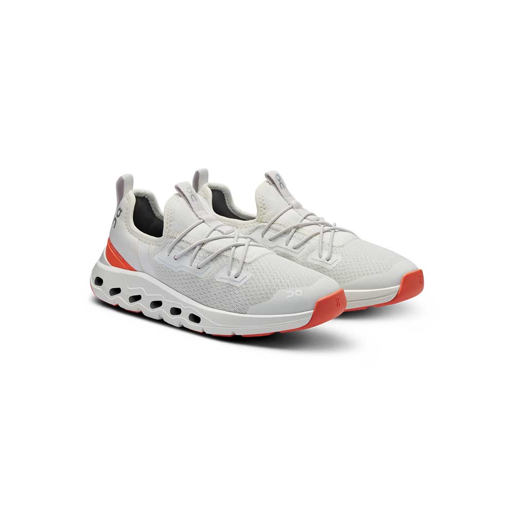 Youth Cloudleap Running Shoe - Ivory/Flame - Regular (M)