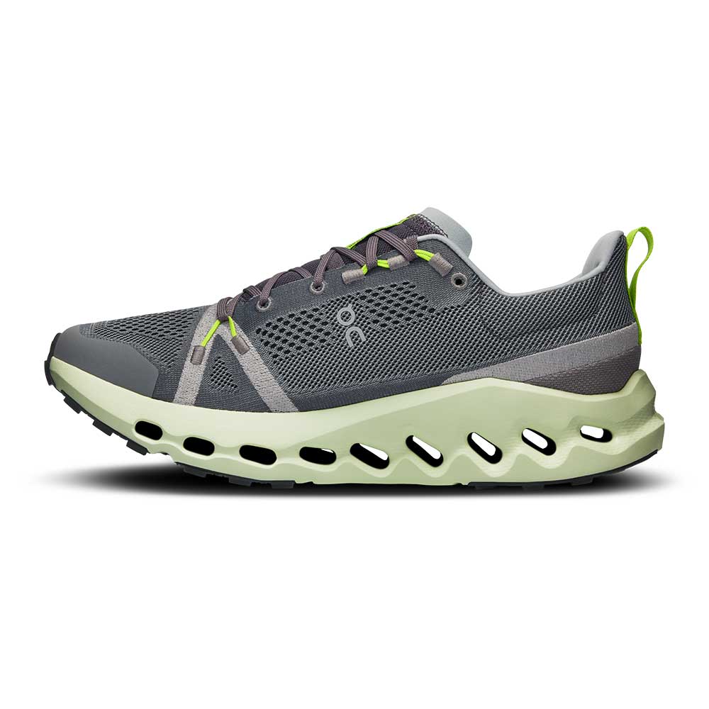 Men's Cloudsurfer Trail Running Shoe - Iron/Lima - Regular (D)