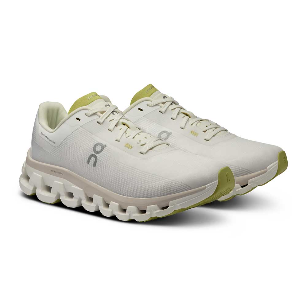 Women's Cloudflow 4 Running Shoe - White/Sand - Regular (B)