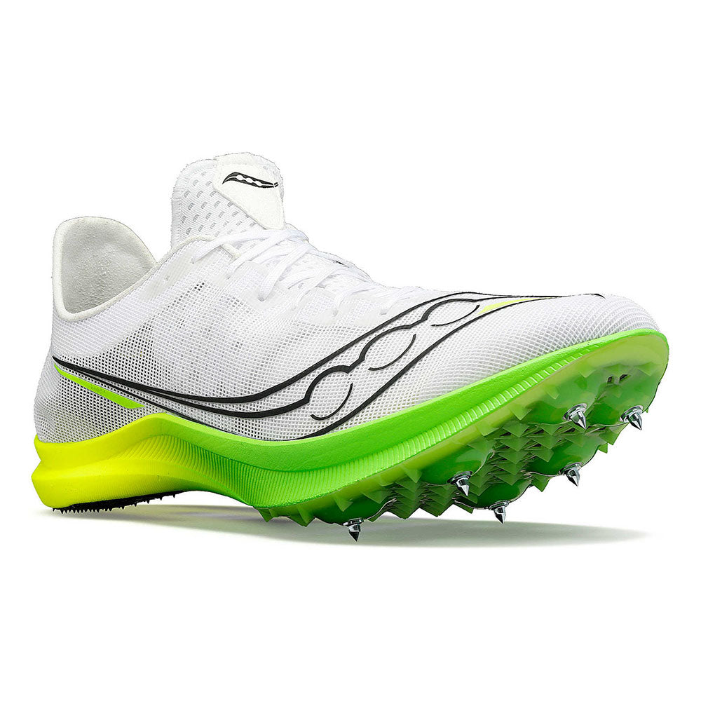 Men's Endorphin Cheetah Track Spike - White/ Carbon - Regular (D)