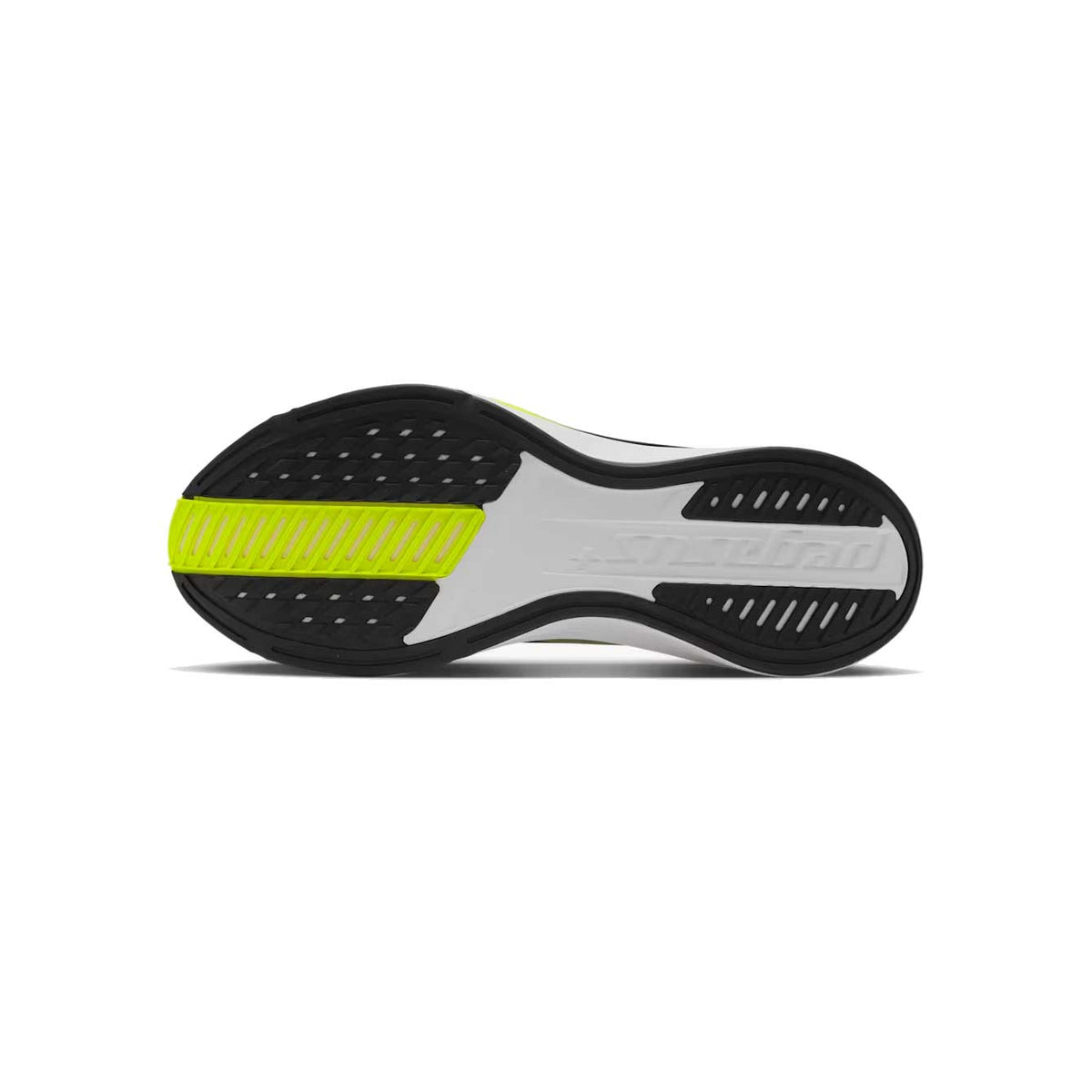 Men's Nike Pegasus Plus 2 - White/Black/Lemon Venom - Regular (D)