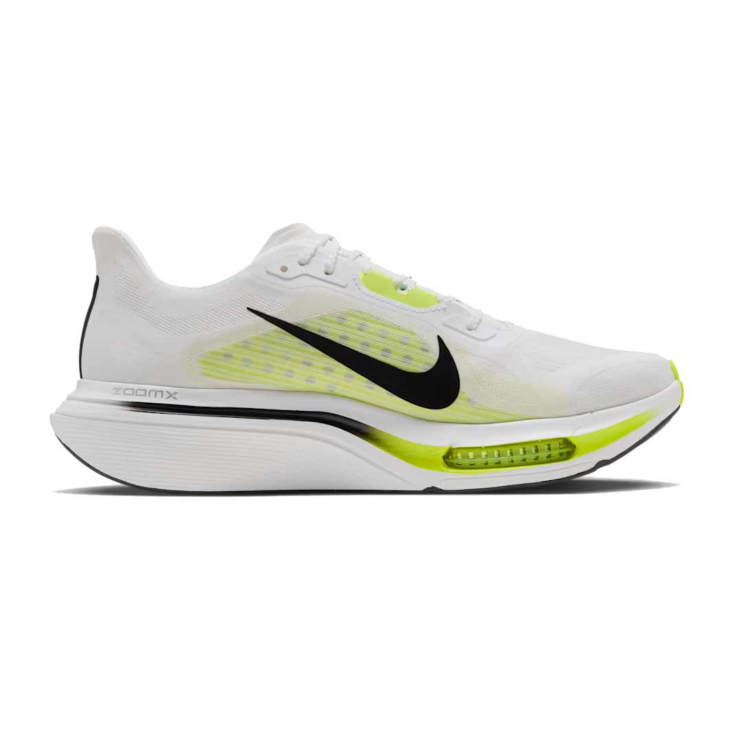 Men's Nike Pegasus Plus 2 - White/Black/Lemon Venom - Regular (D)